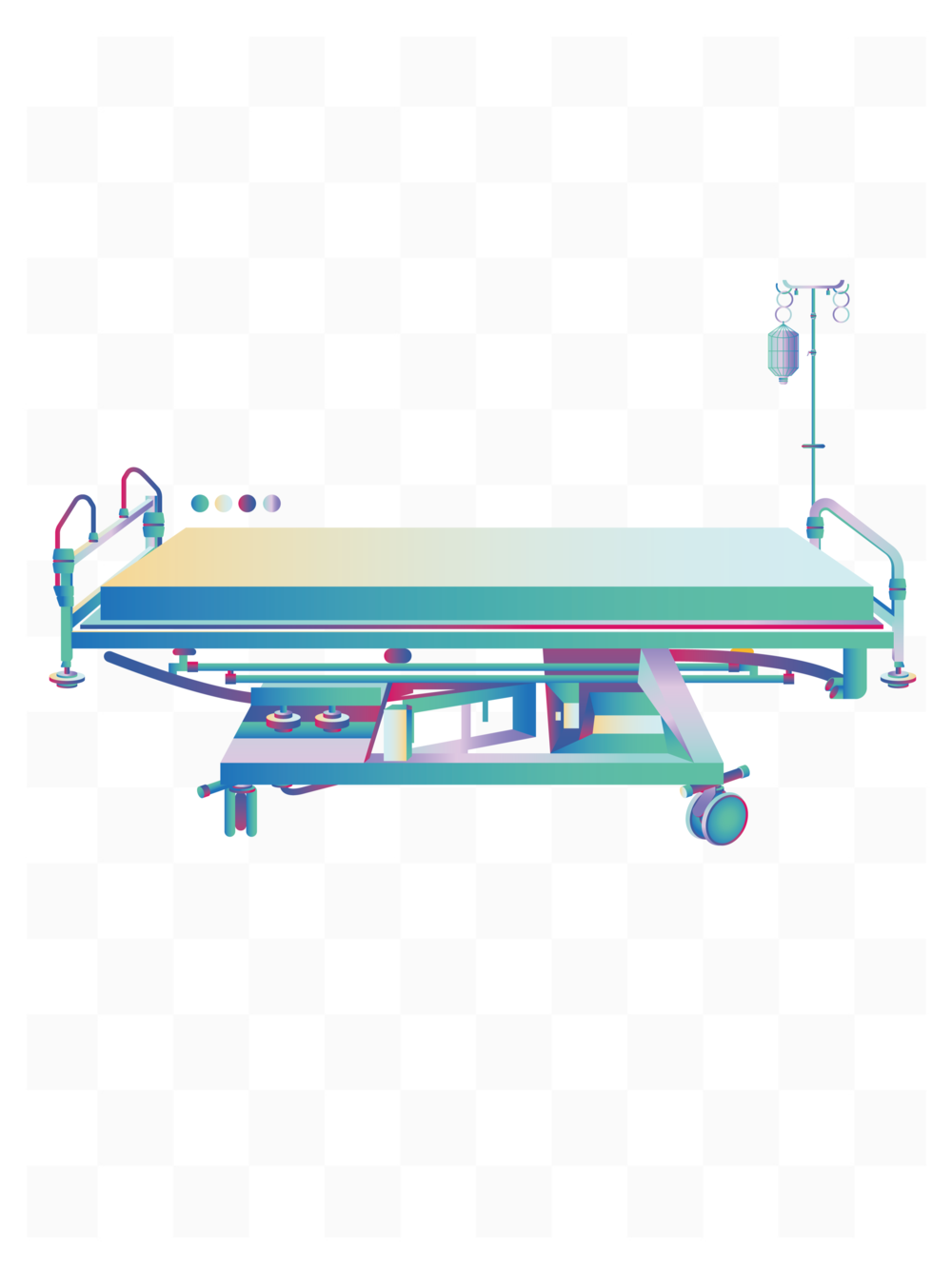 微立體醫療床 藍綠色科技引領醫療床革新